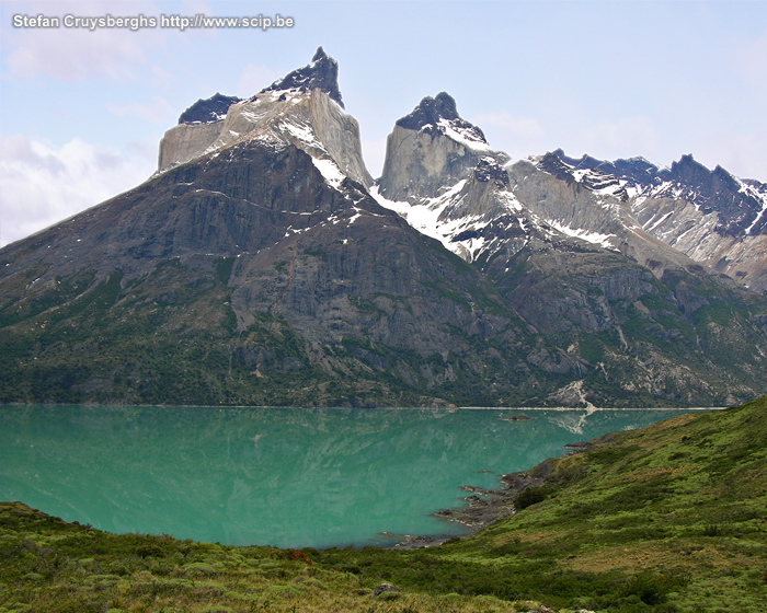 Torres del Paine - Lago Nordenskjold and Cuernos Lago Nordenskjold and at the background the tremendous Cuernos del Paine. Stefan Cruysberghs